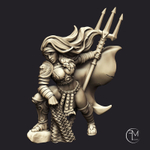 Человек Воин Паладин Варвар Файтер Рыцарь миниатюра для dnd, днд, pathfinder, фентези, Настольная игра, НРИ, Варгейм, РПГ