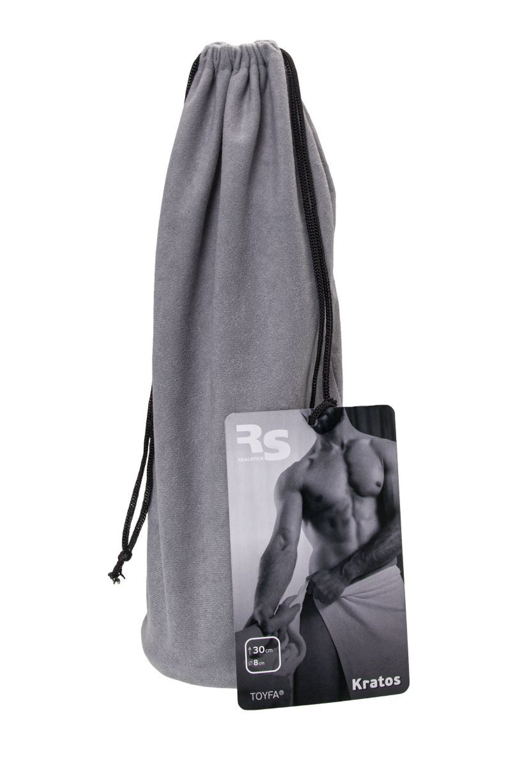 Телесный фаллоимитатор-гигант Kratos - 30 см. (Цвет: телесный)