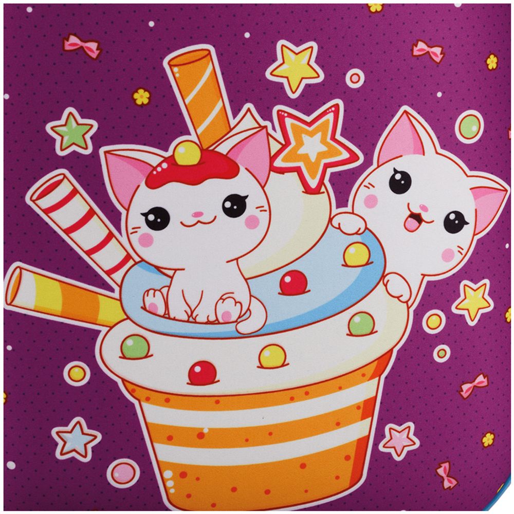 Ранец ArtSpace School Friend "Sweet Cats" 39*30*18см, 2 отделения, 2 кармана, анатомическая спинка