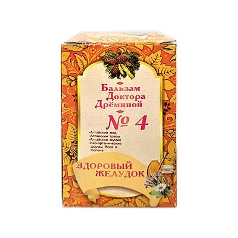 Бальзам Доктора Дреминой №4 Здоровый желудок
