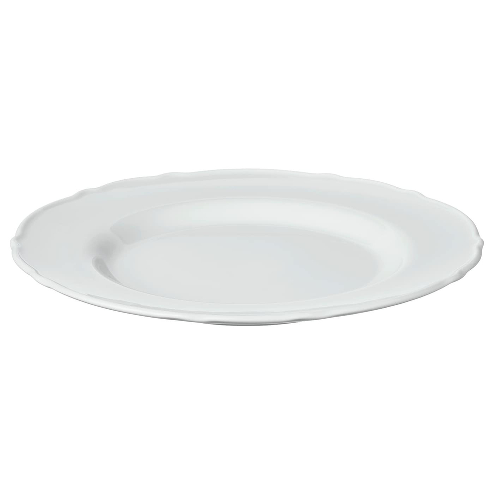IKEA UPPLAGA  (ИКЕА УППЛАГА)  -  Тарелка, белая, 22 см