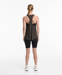 Oysho Топ из смесового модала на бретелях, антрацитовый