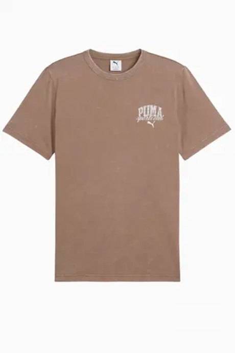 Футболка Puma Classics Washed Tee - коричневый