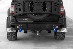 Бампер силовой задний BMS ALFA для УАЗ Патриот 2016-2024