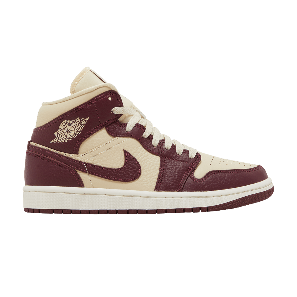 Кроссовки Jordan Air Jordan 1 Mid Se "Beach Cherrywood" (Женская размерная сетка)