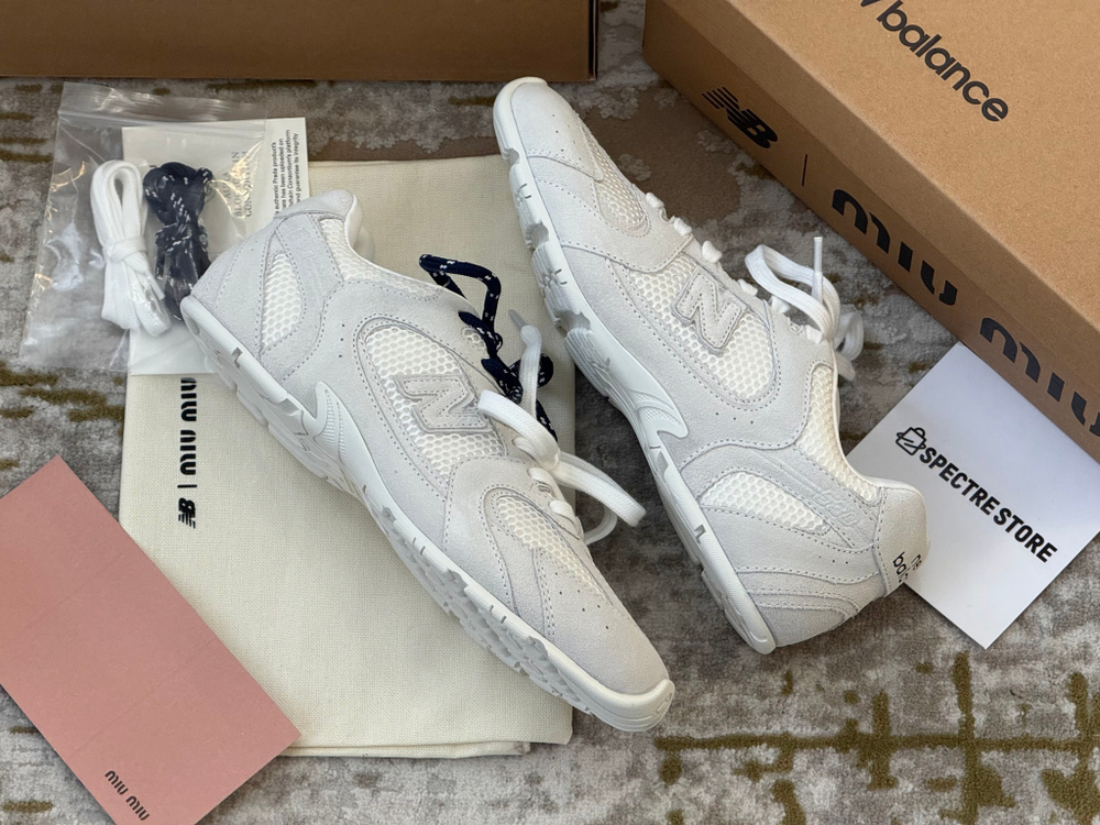 New Balance x Miu Miu 530 SL White (Сетка)