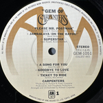 Carpenters ‎– Gem Of Carpenters 2LP (Япония 1975г.)