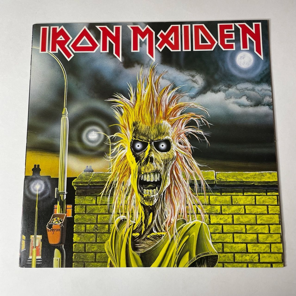 Винтажная виниловая пластинка LP Iron Maiden (Japan 1980) (No Obi) Phantom Of The Opera