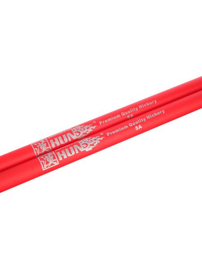 Барабанные палочки, орех гикори, HUN 5A RED Colored Series