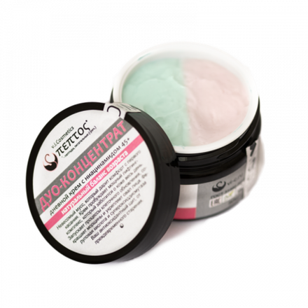 Дневной дуо-концентрат «Баланс возраста» с ниацинамидом, VI COSMETIC