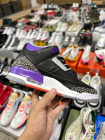 Jordan 3 Retro Black Court Purple