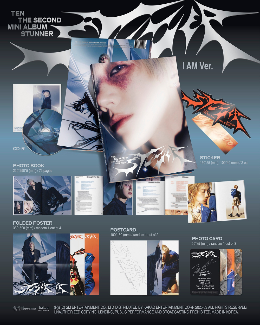 Альбом TEN - STUNNER (I AM Ver.)
