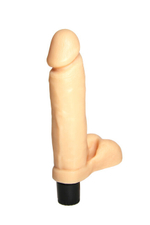 Фаллоимитатор с вибрацией 18,5 см (Цвет: телесный)