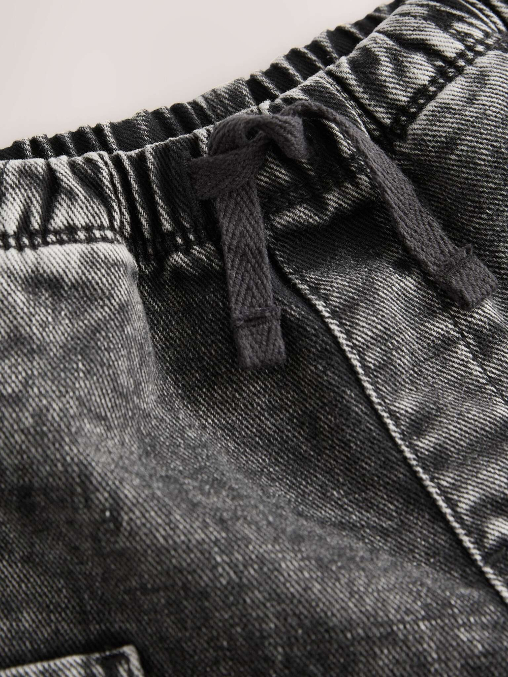 Шорты джинсовые карго для мальчика Next AG7-273, Темно-серый