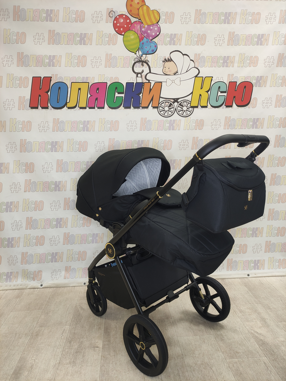 Модульная коляска Sweet Baby Stella Plus Therma Black