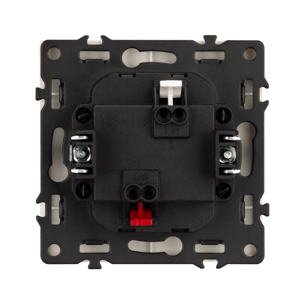 Механизм выключателя одноклавишный непроходной LED SWT-NOBE-MK01-SFPL-L-WH (230V, 10A) (Arlight, Белый кварц) 054232