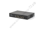 SKAT PoE-4E-1G-1S коммутатор PoE Plus, мощность 80Вт, порты: 4-Ethernet, 1-Uplink, 1-SFP