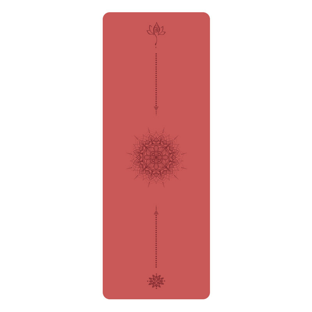 Каучуковый коврик для йоги Arrows Red 185*68*0,5 см нескользящий