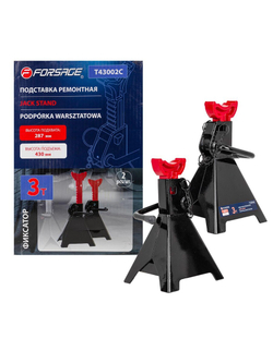 Подставка ремонтная 3т (h min 287мм, h max 430мм) (к-т 2шт) Forsage F-T43002C