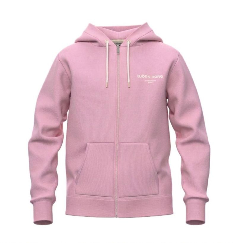 Кофта для девочки теннисная Björn Borg Essential 1 Zip - fairy tale