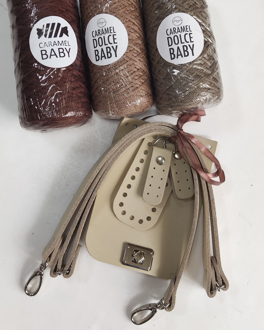 Комплект для мини-сумки Латте