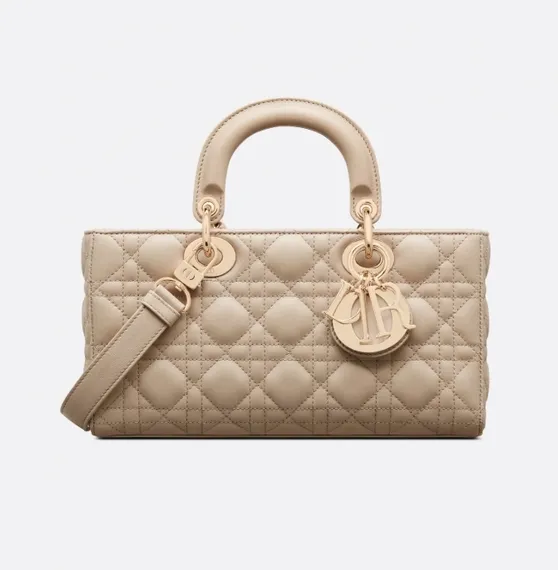Сумка Dior Lady D-joy бежевый