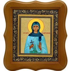 Платонида Сирская Преподобная. Икона на холсте.