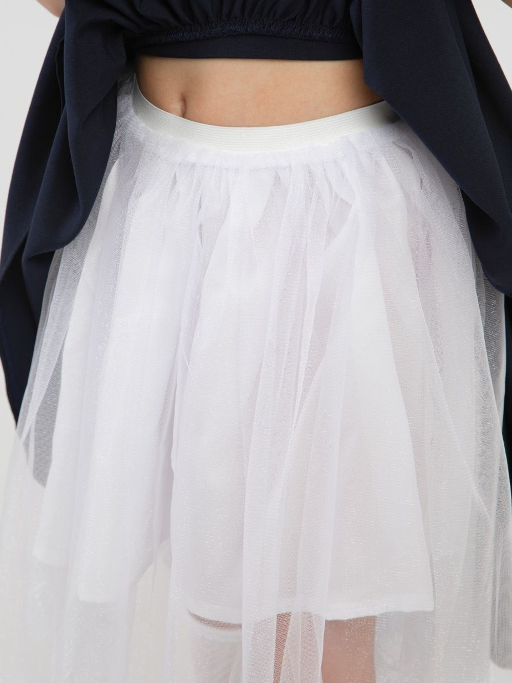 Нарядное школьное платье с подъюбником на 1 сентября