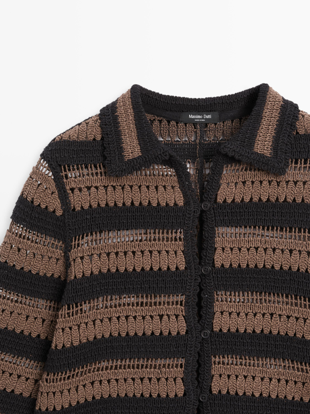 Massimo Dutti Короткая куртка, коричневый
