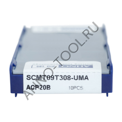 Пластина твердосплавная ISO SCMT09T308-UMA ACP20B AHNO по стали, получистовая