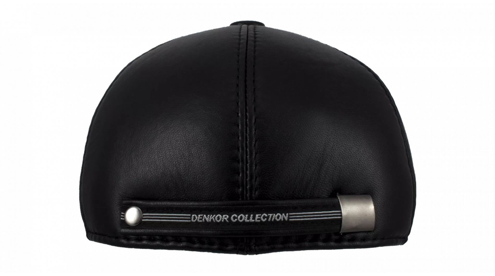Бейсболка кожаная/Denkor