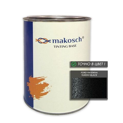 Автоэмаль makosch/FORD 9AYEWHA, Базовая эмаль, чёрный, перламутр, 800мл.
