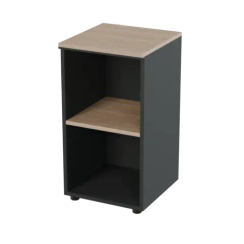 Стеллаж для документов низкий узкий Prego office 403х420х840 ПОСНУ