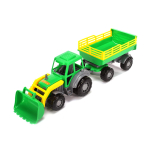 Трактор "Мастер" с прицепом №2 и ковшом (Полесье)