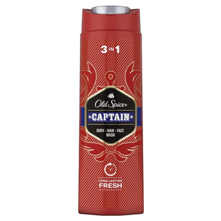 Гель для душа+шампунь Old Spice 3в1 Captain 250 мл