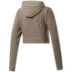 Женская теннисная куртка Reebok Les Mills Natural Dye Lightweight Hoodie W - Gray