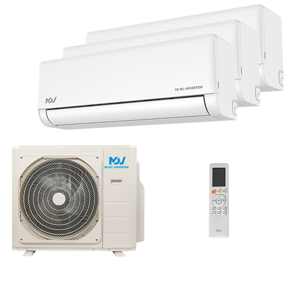 Мультисплит система на 3 комнаты MDV MDSAI-09HRFN8 x 3 / MD3O-21HFN8