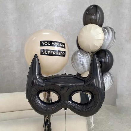 Композиция из шаров "Бэтмен"