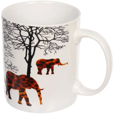 Кружка керамическая 330мл «Сафари парк», микс рисунков
