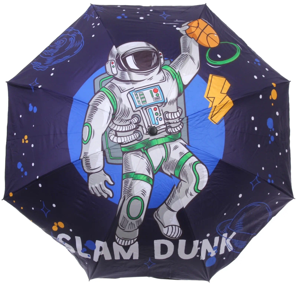 Зонт механический ветроустойчивый, матовая ручка «BESTzontik - Kosmos» длина 25см, d-110см GAME