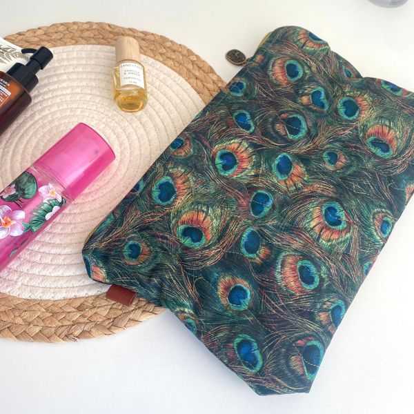 ПЕРО ПАВЛИНА, 100% хлопок Handmade Fabrics 5