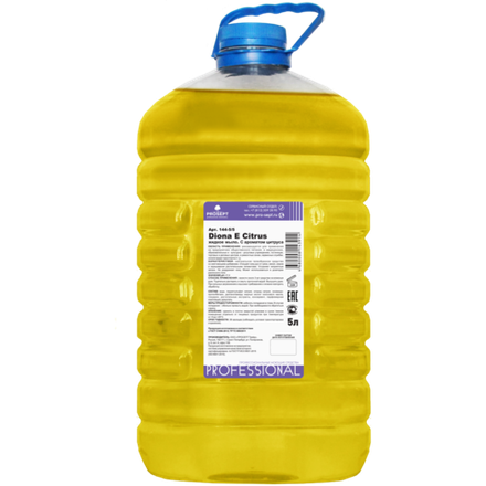 Мыло-гель жидкое д/рук Diona Сitrus Е 5л Цитрус