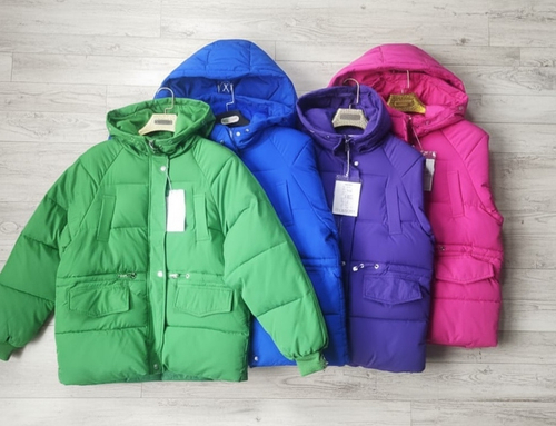 Куртка с капюшоном микс размеры 42-52