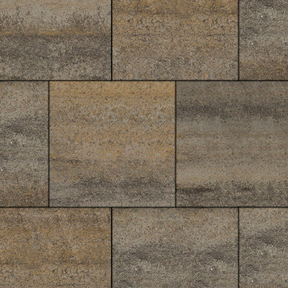 Тротуарная плитка КВАДРАТ 400х400 мм - Искусственный камень Базальт