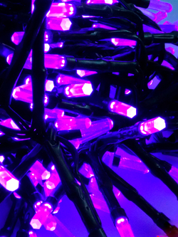 Гирлянда светодиодная с гол. наконеч."ФЕЙЕРВЕРК", 5 мм., 500 LED, хол. бел., 5м, 8 реж. MAG-G083-500