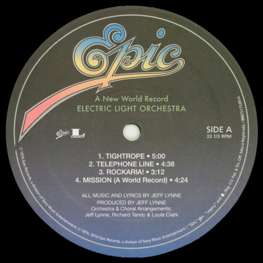 Electric Light Orchestra / A New World Record (LP)