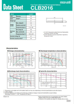 Аккумулятор Maxell CLB2016-T
