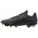 Asics Goldstage Low Top Upper Height Baseball Shoes Men"s Black