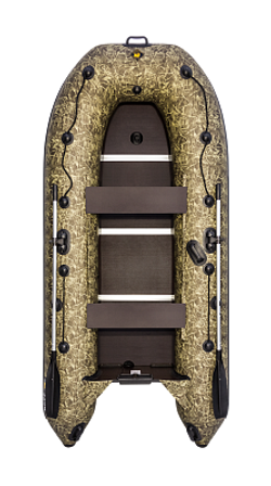 Лодка ПВХ Ривьера Компакт 3200 СК "Камуфляж" камыш