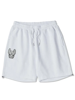 Шорты с блестящим логотипом ladok